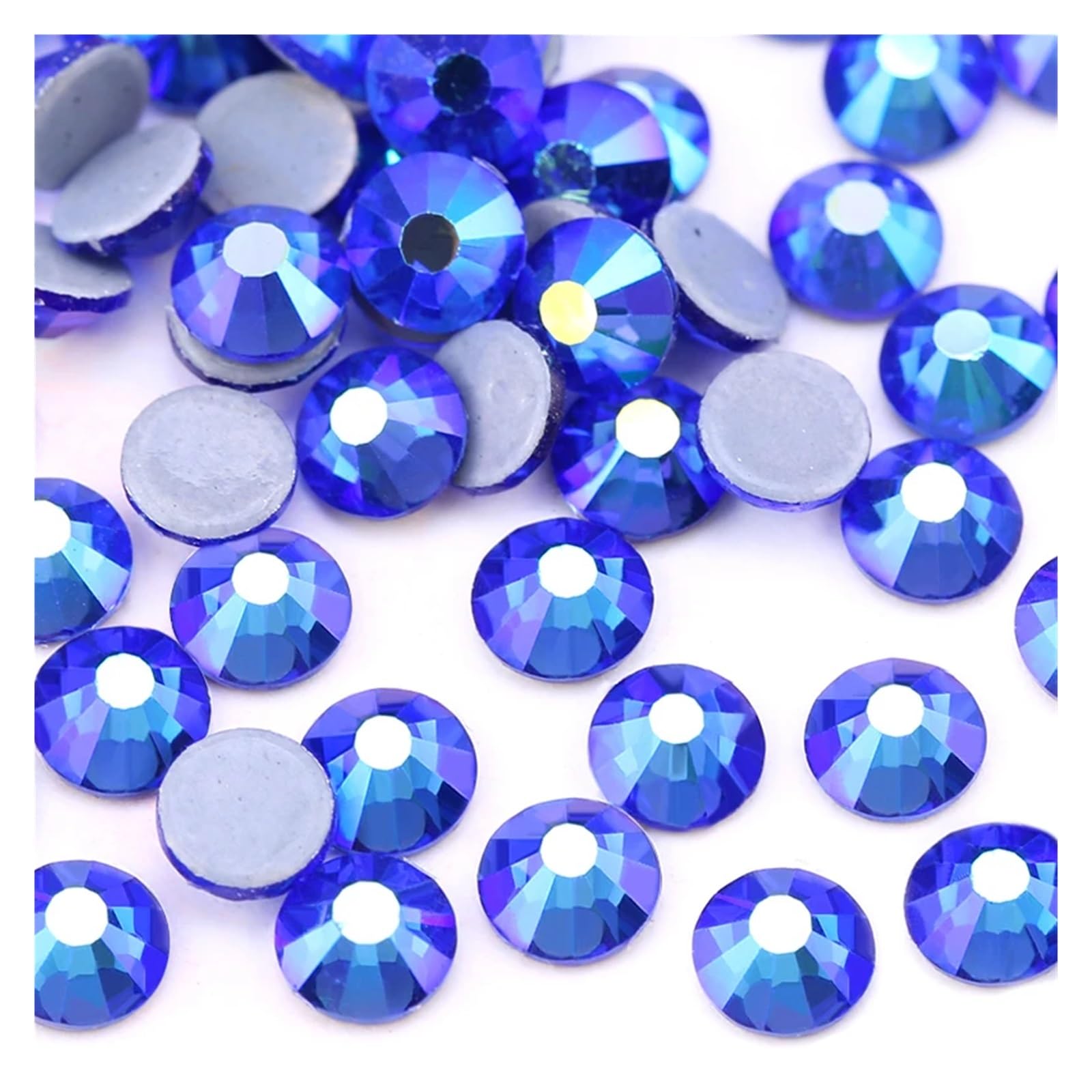 Strass thermocollant Sapphire AB SS10 pour customisation vêtement