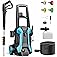 GREENER Electric Pressure Washer, 4000 PSI High Pressure Washer with 23ft Outlet Hose & 4 Quick Nozzles, 2.6GPM Power Washer