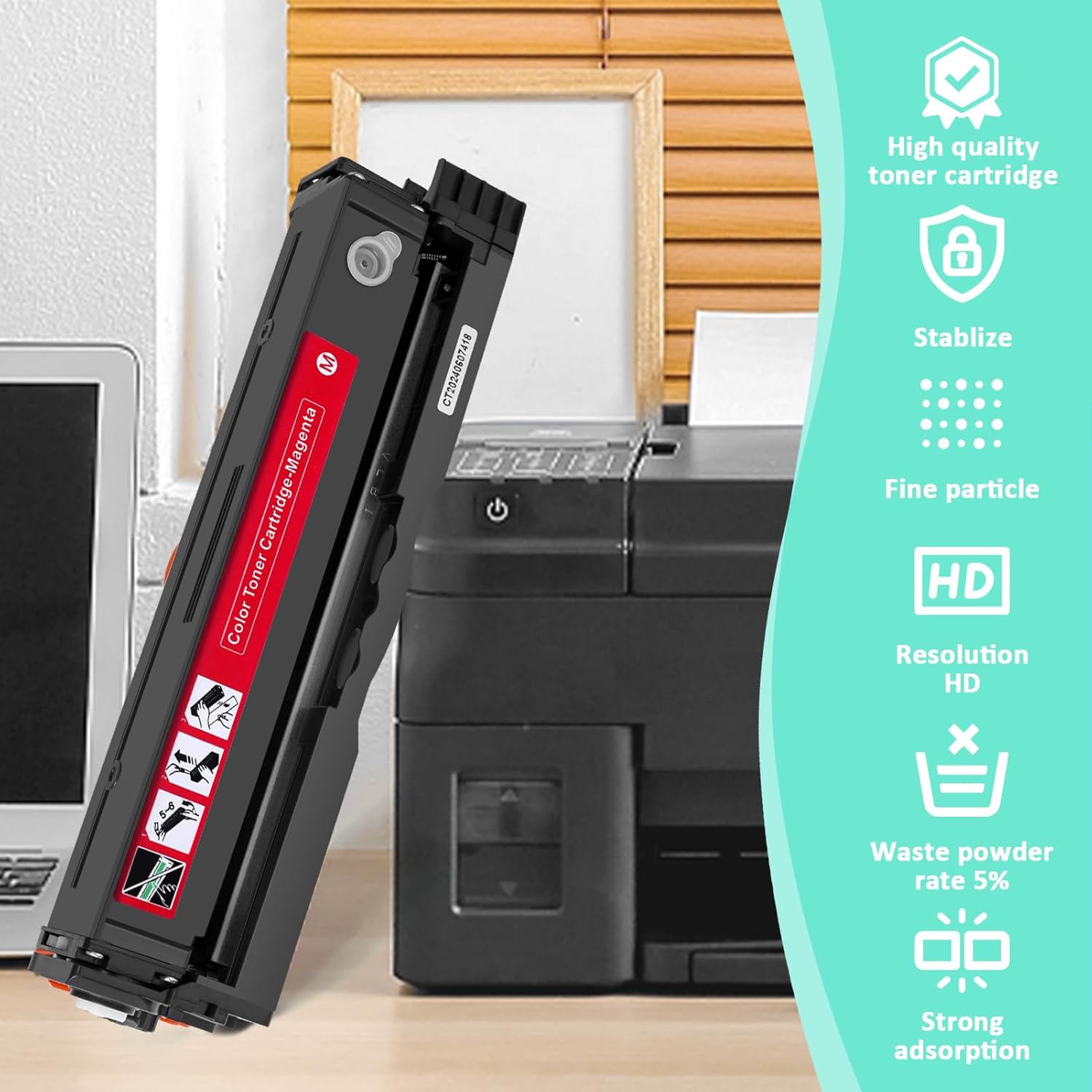 for Lexmark MC3224 MC3326 Toner Cartridges (with Chip),C3210K0 C3210C0 C3210M0 C3210Y0 Ink Cartridge for C3224dw MC3224i MC3224dwe MC3224adwe C3326dw MC3326i MC3326dwe C3426dw MC3426i Printer (4 Pack)