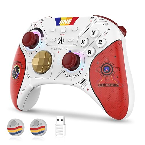 IINE Switch Pro Controller with Hall Effect JoystickTrigger, (No Drift) Wireless Switch Controllers, Switch Remote Gamepad for