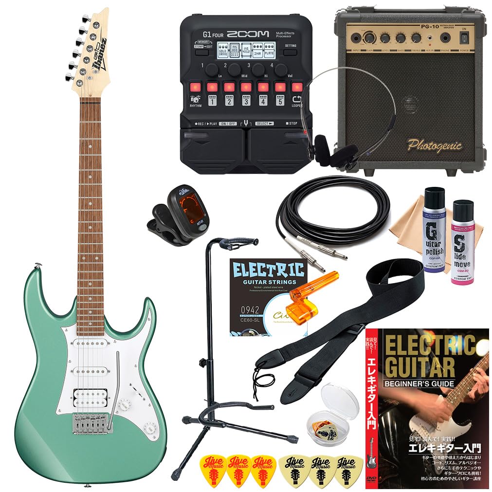 Amazon | アイバニーズ GRX40 メタリックグリーン Ibanez 18点 エレキ 