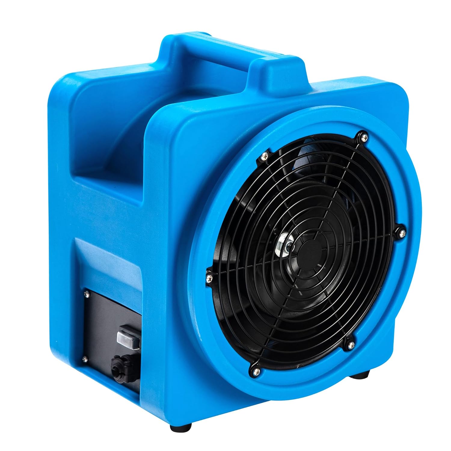 MOUNTO 8-Inch Axial Blower High-Pressure Mini Industrial Fan, 1100CFM - Durable 1/3HP Sealed Motor for Efficient Air Circulation and Ventilation