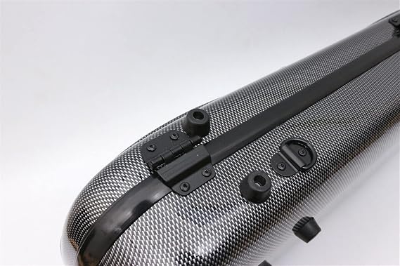 Professional Violin Case Beautiful 4/4 Full Size Violin Case Carbon Fibre Hard Box Protect Carry Violin Cases Violin Case (Colour: 01)