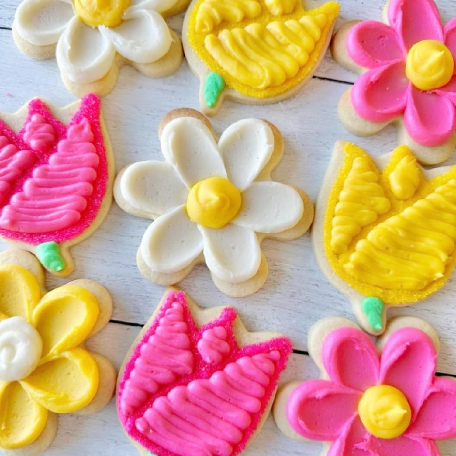 Flower Cookie Cutters 5 PCS, Butterfly, Sunflower, Tulip, 3'', 3.25'' - Image 4