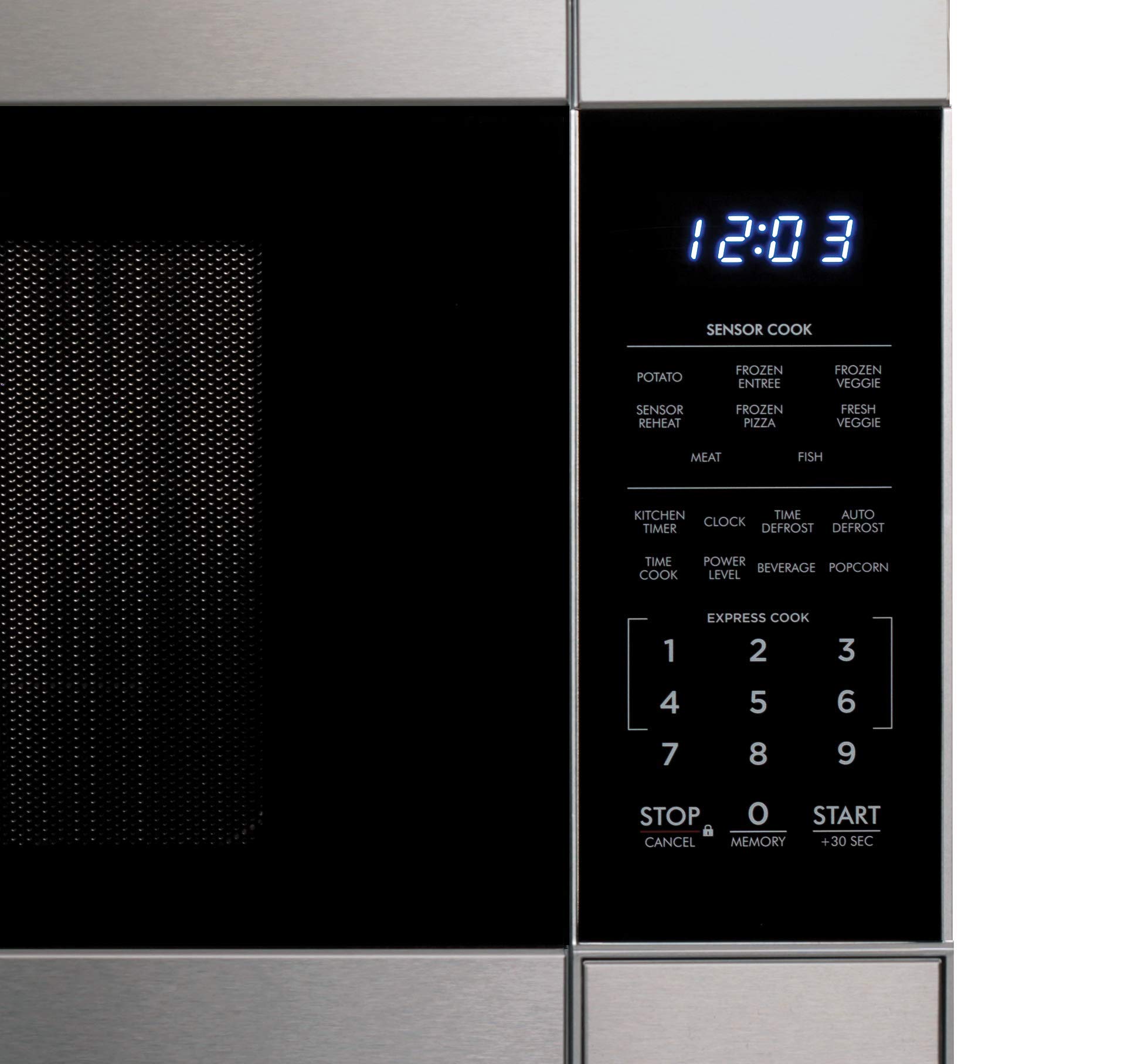 Sharp 1.6 Cu Ft Countertop Microwave - 1100W, Stainless Steel, Sensor Cook, Carousel Turntable