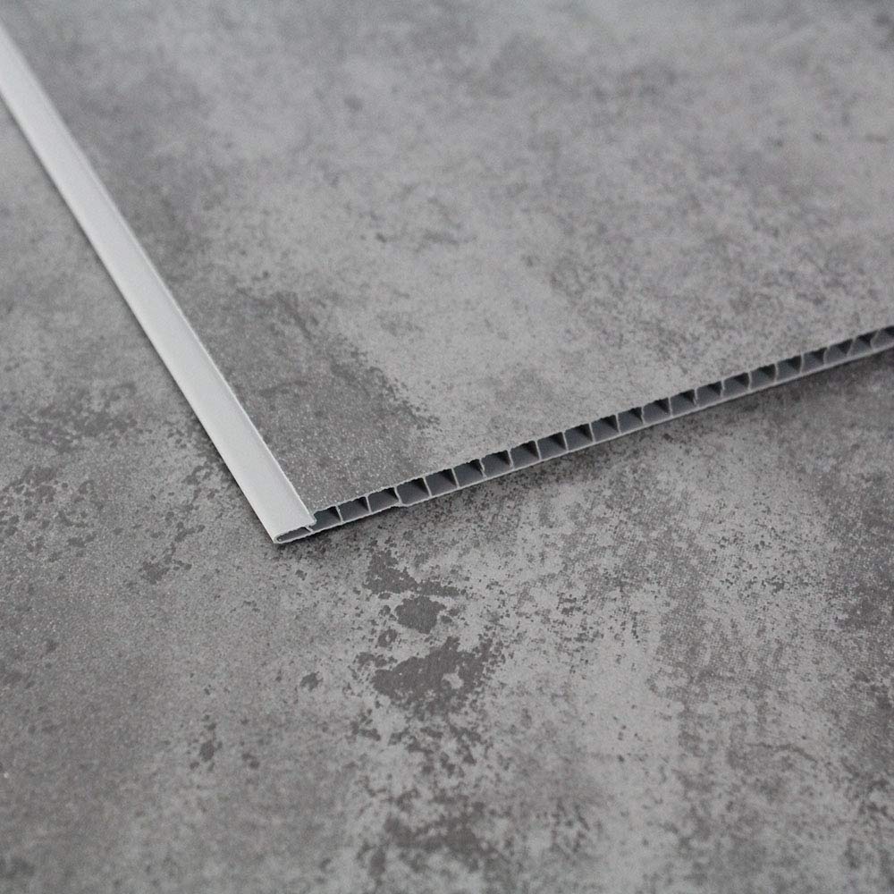 The Cladding Store Loft Concrete 250mm Wide x 2.6m Long x 5mm Deep Shower Panels Bathroom Wall