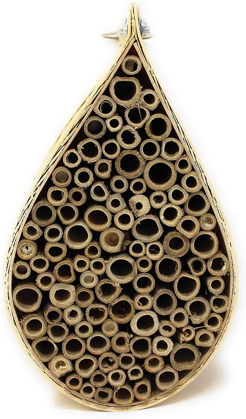 Made Easy Kit Mason Bee - House Insect Home and Hive Cultivate Pollinator - Bees to Improve Garden / Backyard