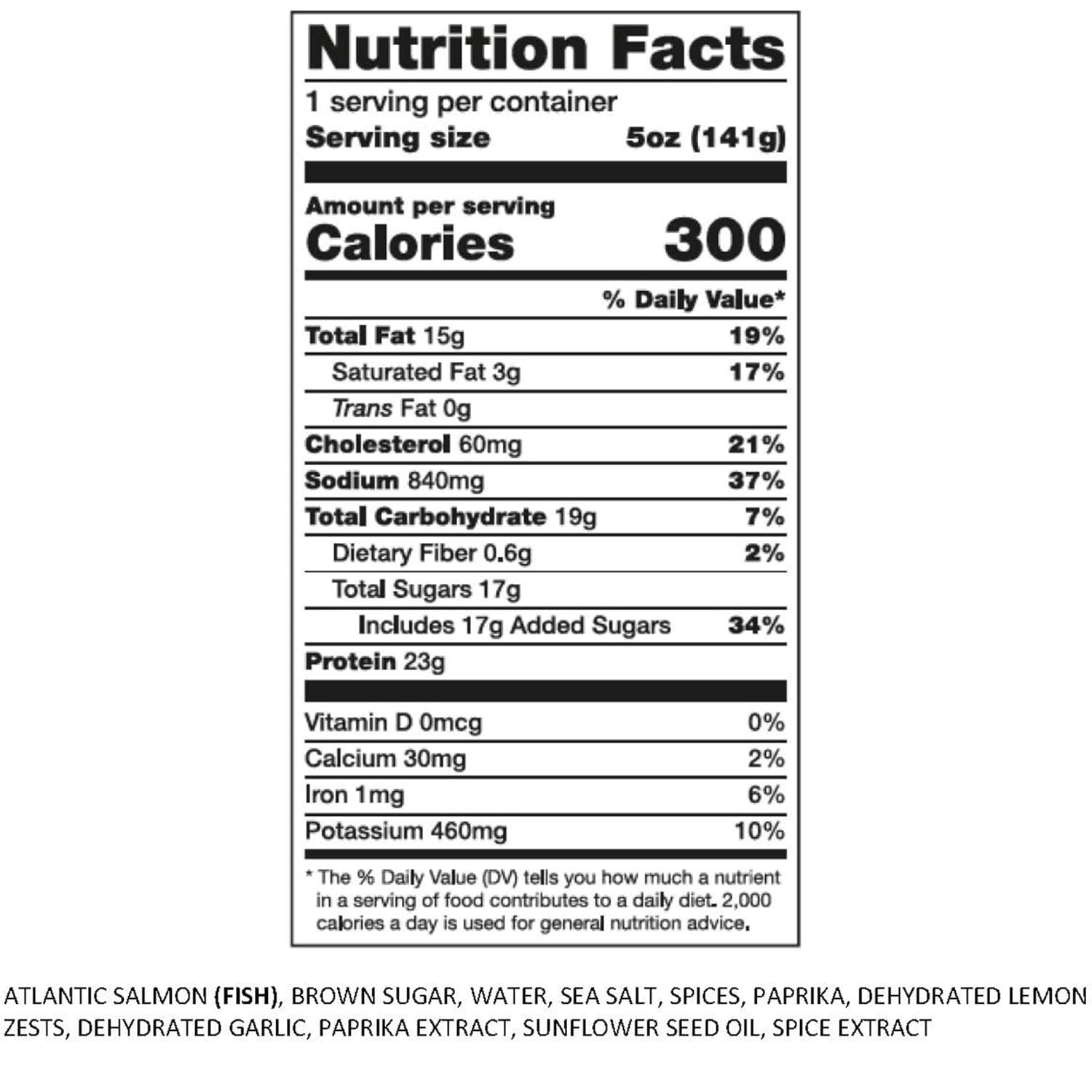 Cedar Planked Atlantic Salmon - 5oz. ((6) 5oz., Sugar & Spice)