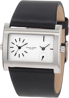Charles-Hubert, Paris Men's 3592-W Premium Collection Stainless Steel Dual-Time Watch