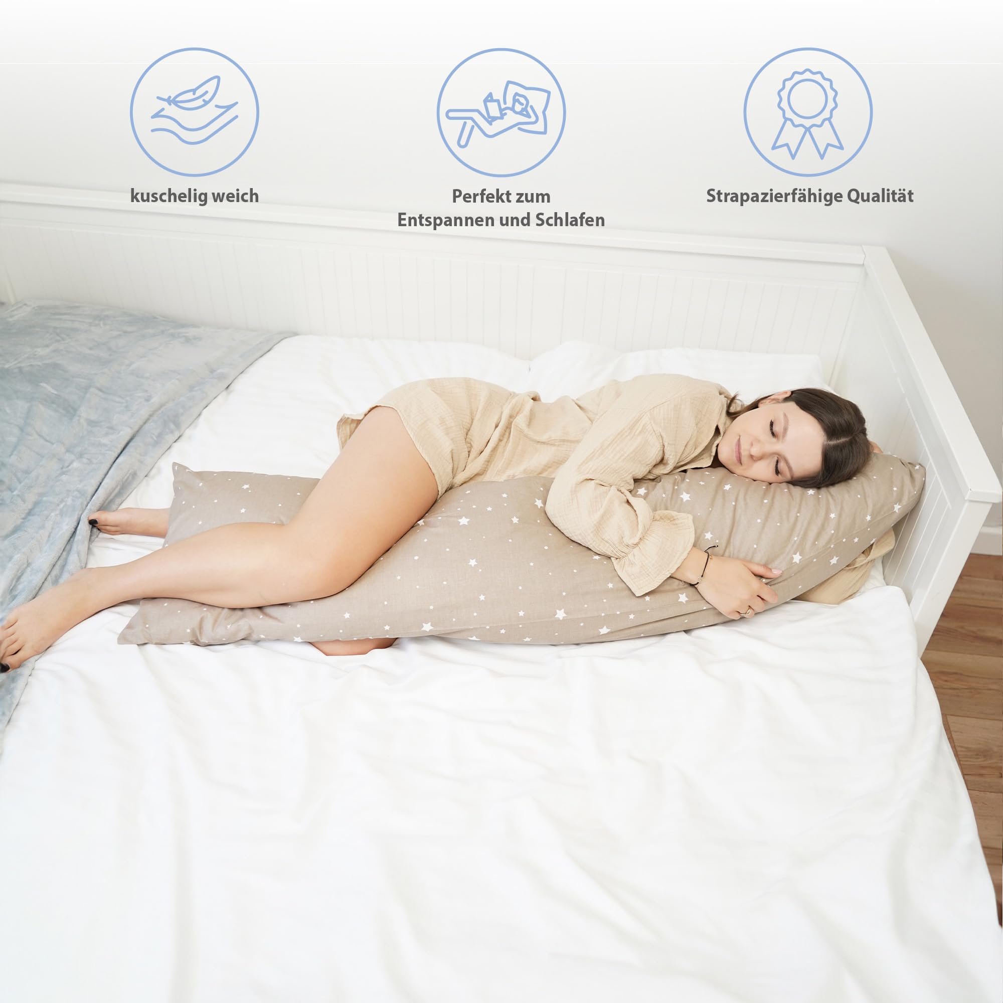 Cuscino A U Lungo: Sostegno Durante Il Sonno E Senza Dolori - Foto 4