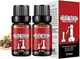 Massage Öl für Männer,Männer-Massageöl, Längerer und Dickerer Penis, Penisöl zur Sexuellen Verbesserung, Dauerhafte Performance-Produkte für Männer (2)