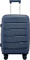 Mala de Bordo 10kg em Polipropileno com Cadeado TSA Rodas 360 Removíveis Gladiador P2 (Azul Marinho)