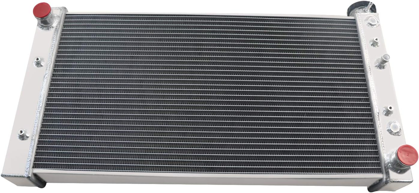 ALLOYWORKS 4 Row All Aluminum Radiator For 1982-1993 Chevy S10 Series Pickup Swap Small Block V8 US