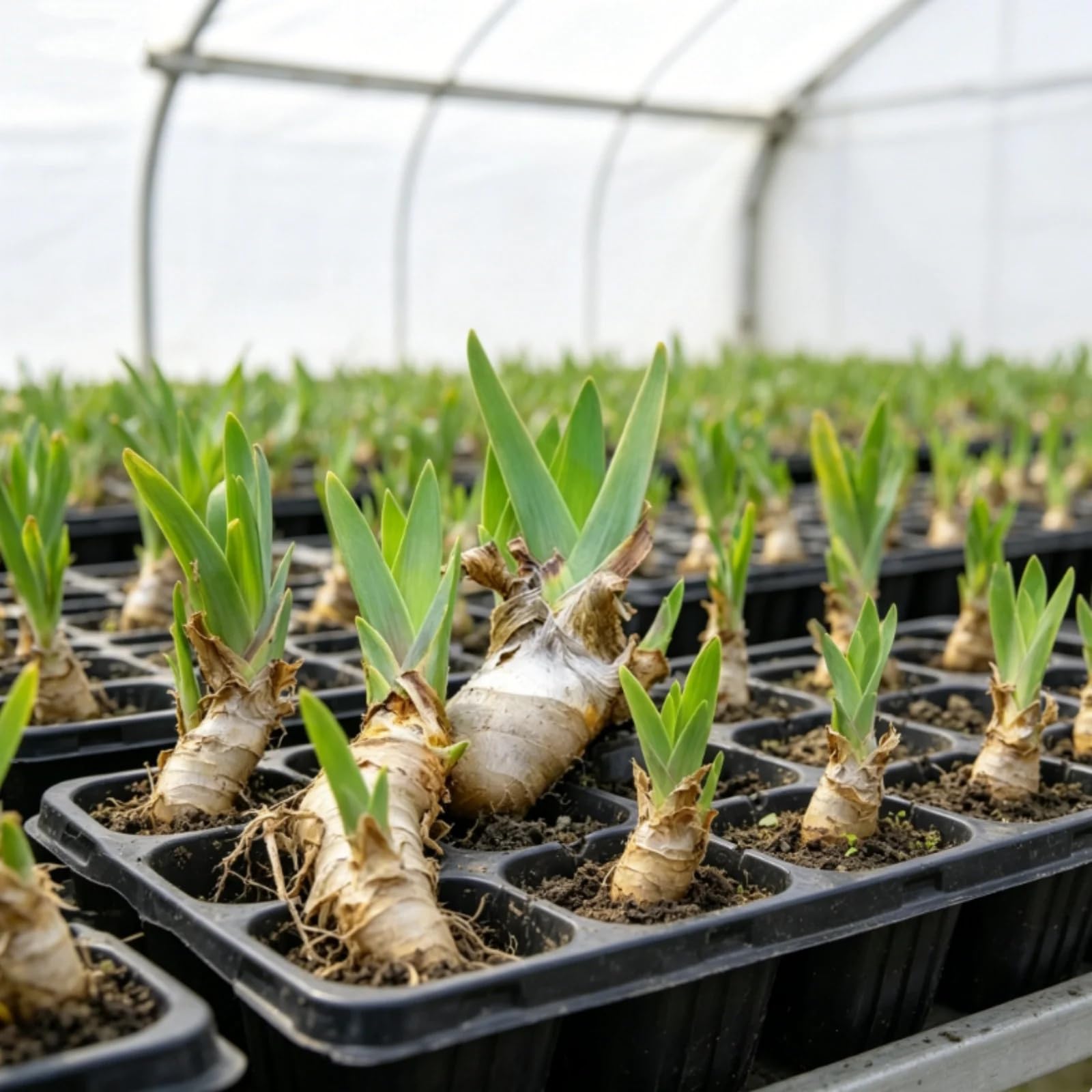 Rizomas de lirios aromáticos, plantas adaptables para decorar terrazas, bordes y jardines exteriores-15bulbo-A
