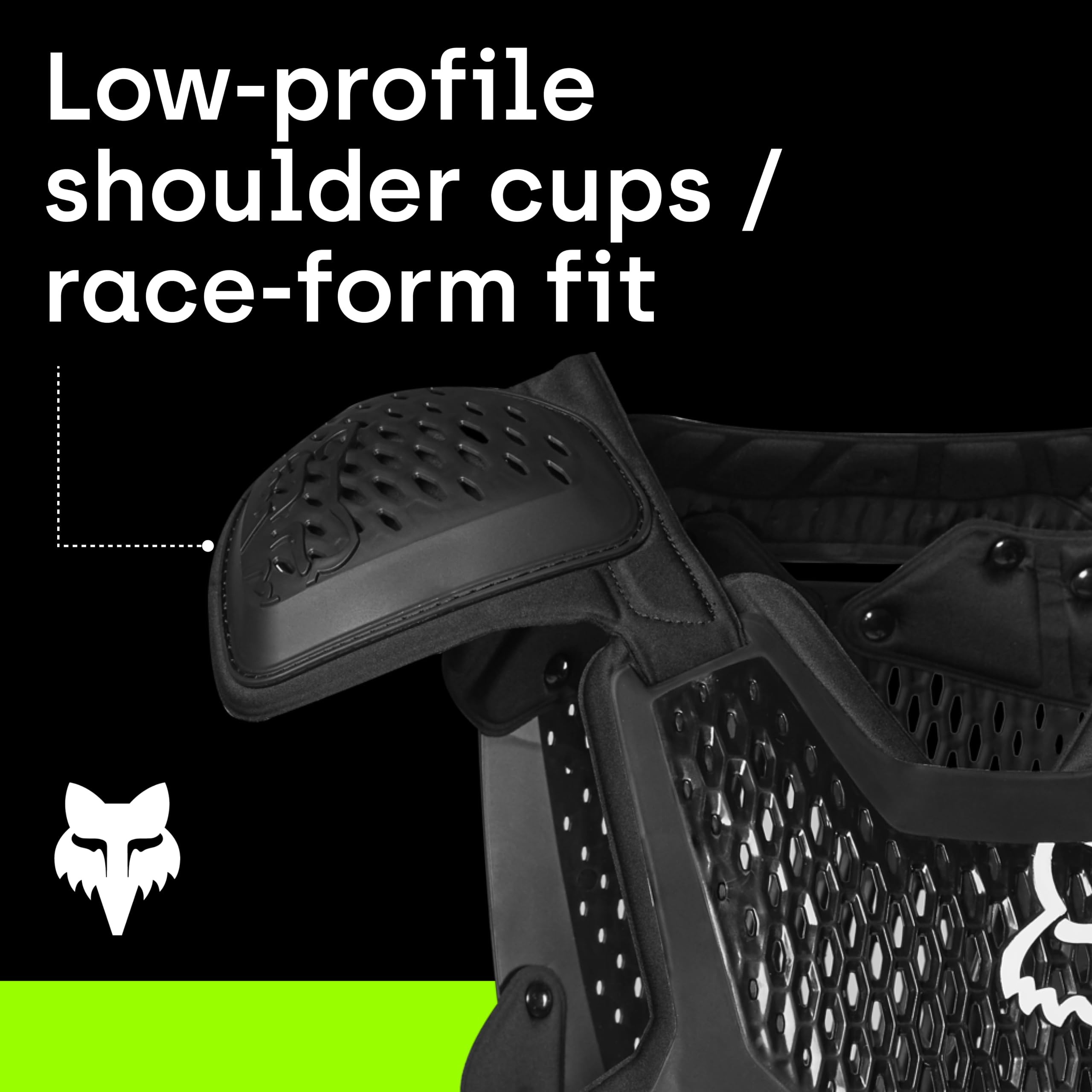 Fox Racing – R3 Protection – Unisex-Erwachsene für Herren und Damen – Motocross Brustschutz – Belüftet, Nackenschutz-kompatibel, Verstellbare Passform