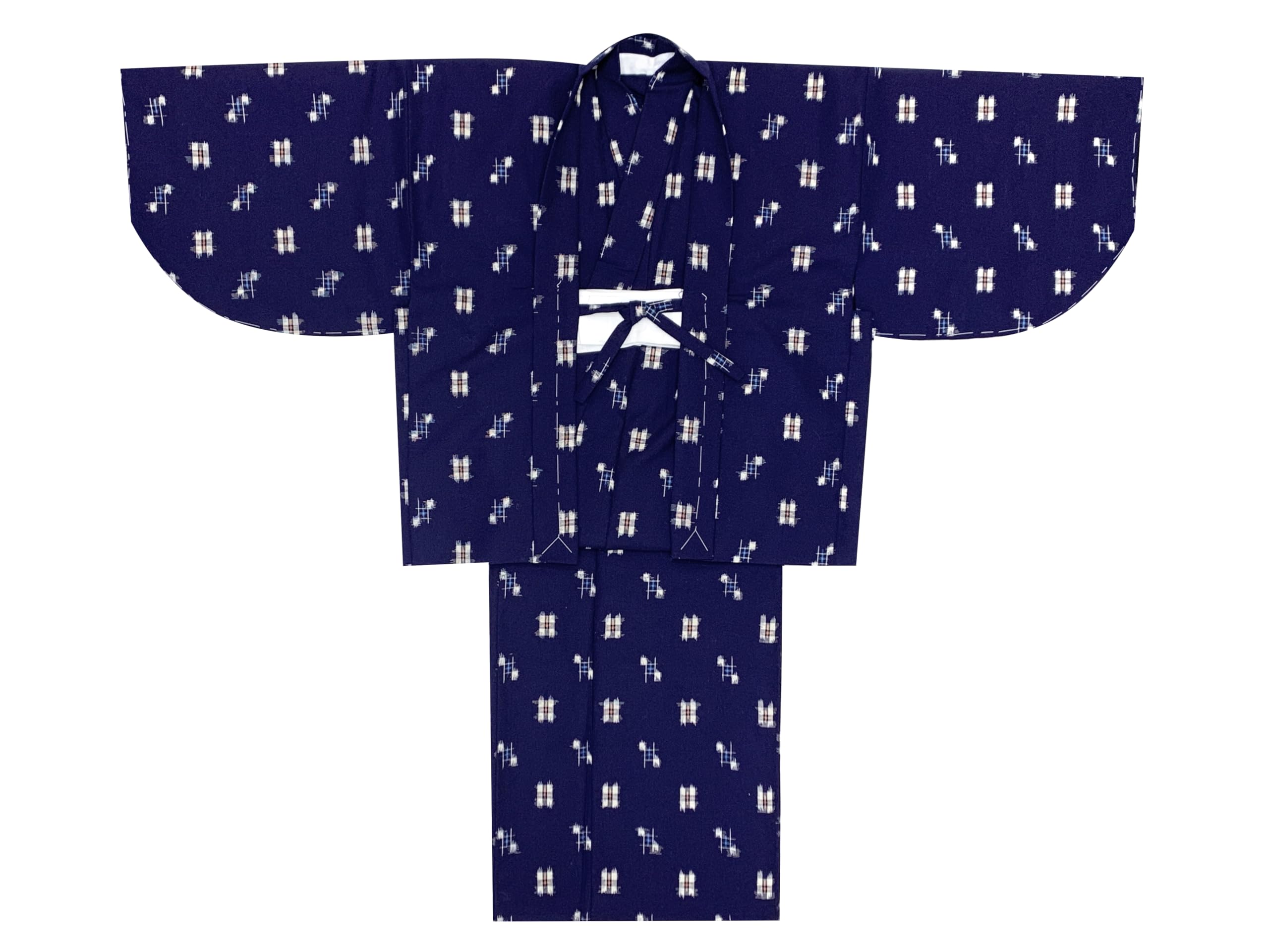 キッズ 着物 青色 伝統柄 七五三 着物 7歳 フルセット 販売 選べる9柄 七歳用七五三四つ身