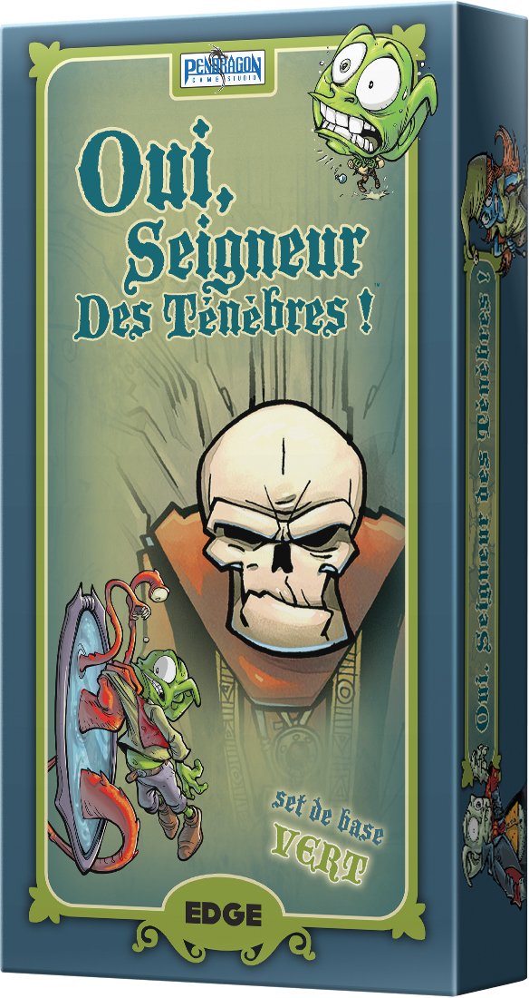 Asmodee Edge | Oui, Seigneur des Ténèbres ! : Set de Base Vert | Jeu de société | À partir de 8 Ans | 4 à 6 Joueurs | 20 à 30 Minutes