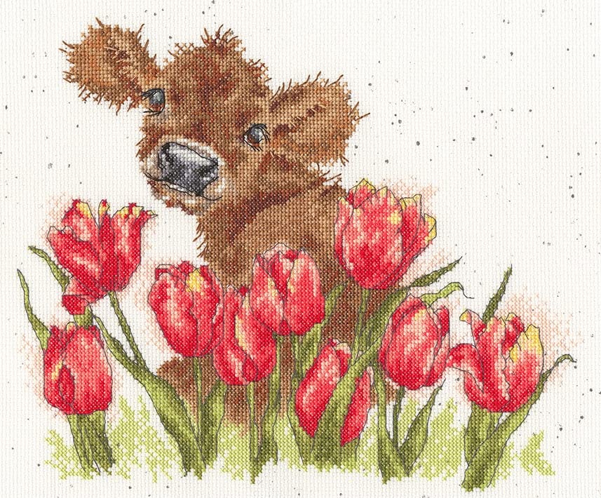 Bothy Threads Counted Cross Stitch Kit - Bessie, Clear, 1