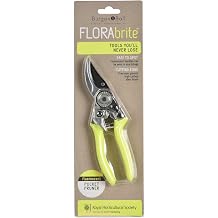 Burgon & Ball FloraBrite Pocket Pruner, 17 cm Length, Yellow