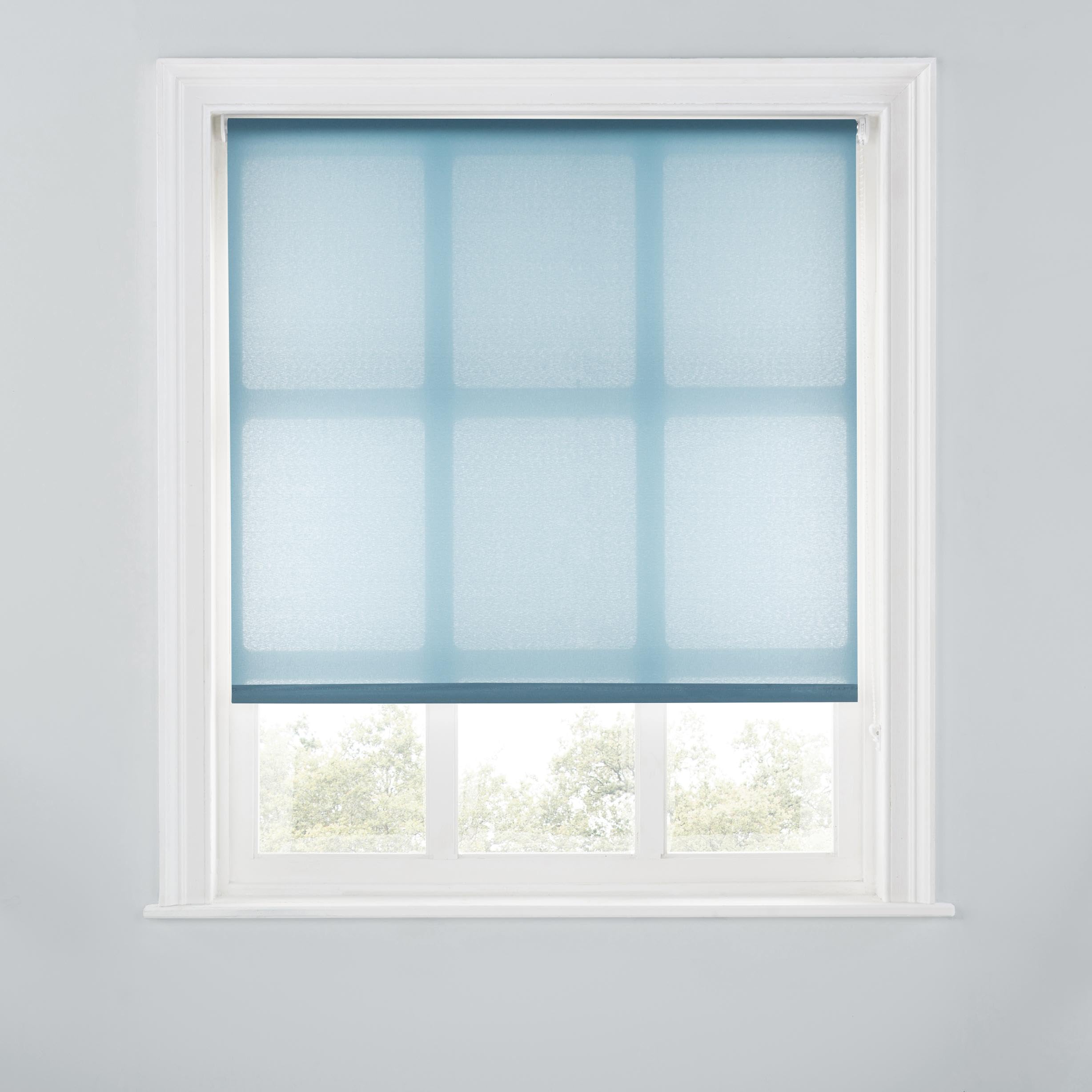 Trimmable Daylight Roller Blind - 3FT - BLUE STONE - 90cm(W) x 170cm(L)