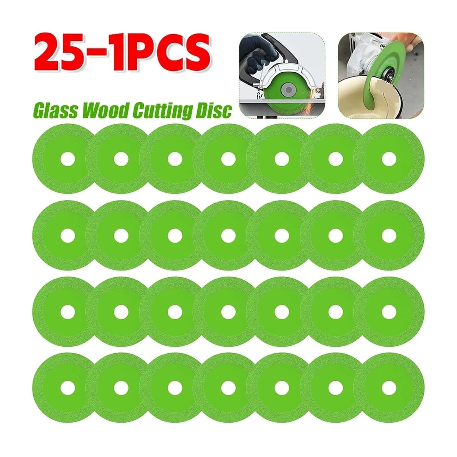Tarcze do szlifowania na sucho, Tarcza diamentowa do szlifierki kątowej 100mm 22mm 1mm 1-25 szt(25pcs)