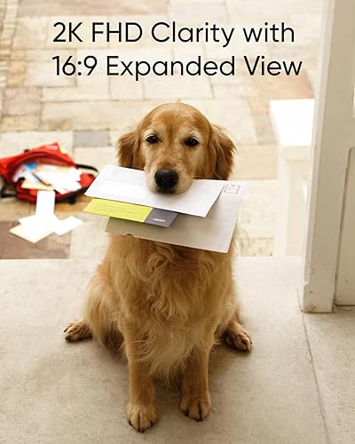 Miniatura 4 de eufy Security Timbre de video C30 con timbre adicional, alimentado por batería, 2K FHD, vista ampliada 169, fácil instalación, videollamada en vivo,