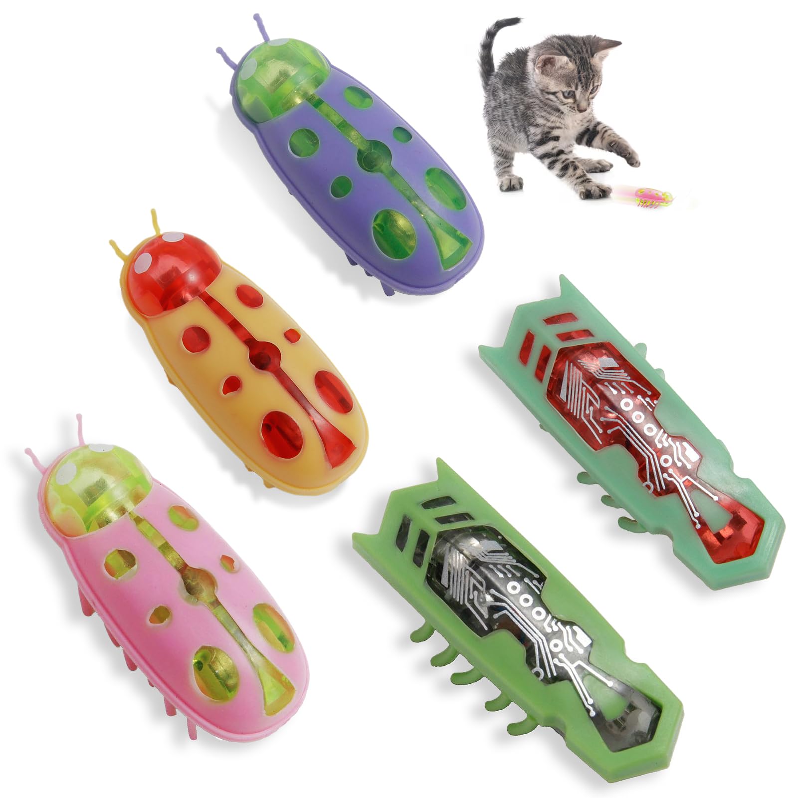 Katzen Spielzeug Käfer - Elektrisches Spielzeug Für Verspielte Stubentiger