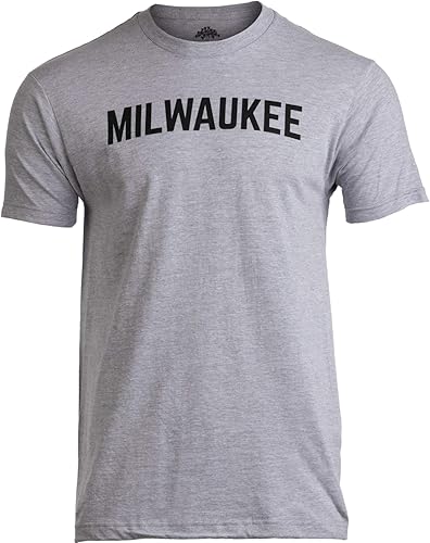 Milwaukee Camiseta clásica retro City gris Wisconsin Beer Brew Pride para hombres y mujeres