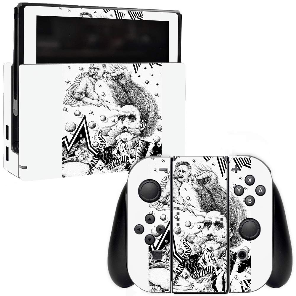 MightySkins Skin Compatible with Nintendo Switch - Disoriented | Protective, Durable, and Unique Vinyl Decal wrap Cover | Easy to Apply, Remove, and Change Styles | Made in The USA