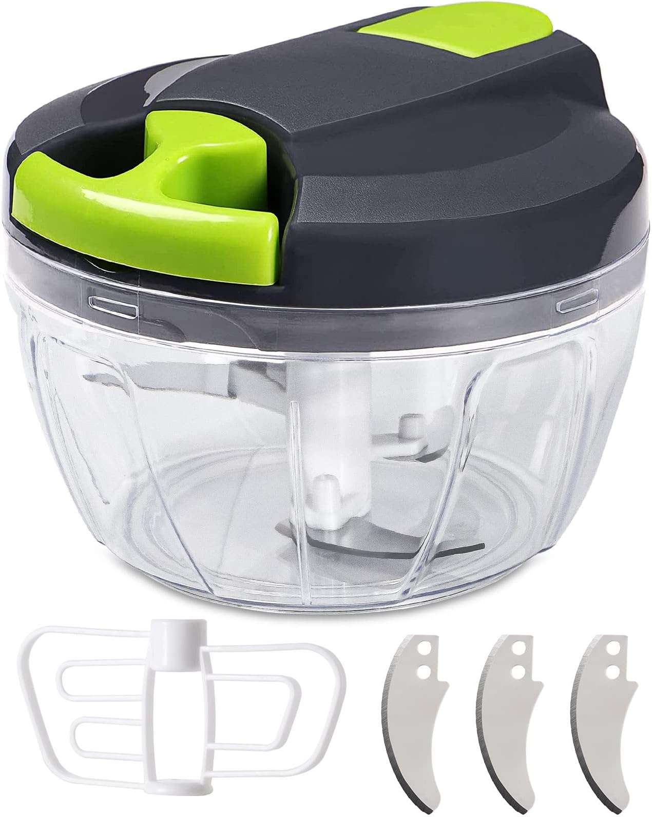 Hachoir Manuel Double Lame Inox – Noir – Très Bon état