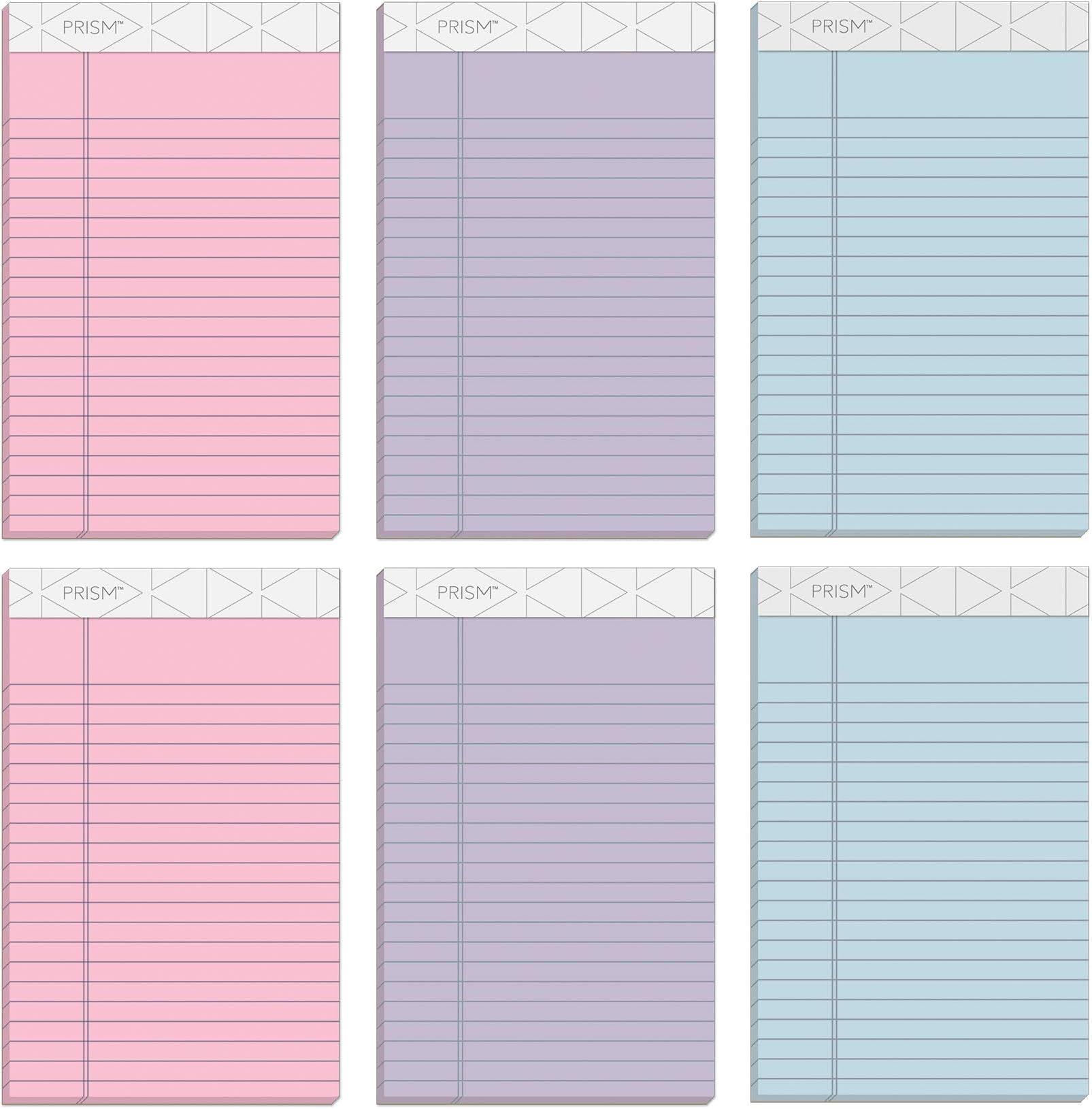TOPS Notepads Prism, 5 x 8 Inches, Jr. Legal Rule, Assorted Colors ...