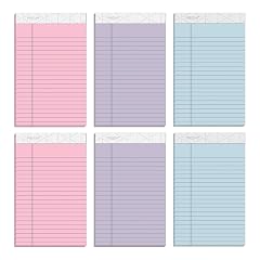 TOPS Prism Writing Pads 5 x 8 Jr legal Rule Narrow 1 4 Spacing Assorted Colors 2 Each