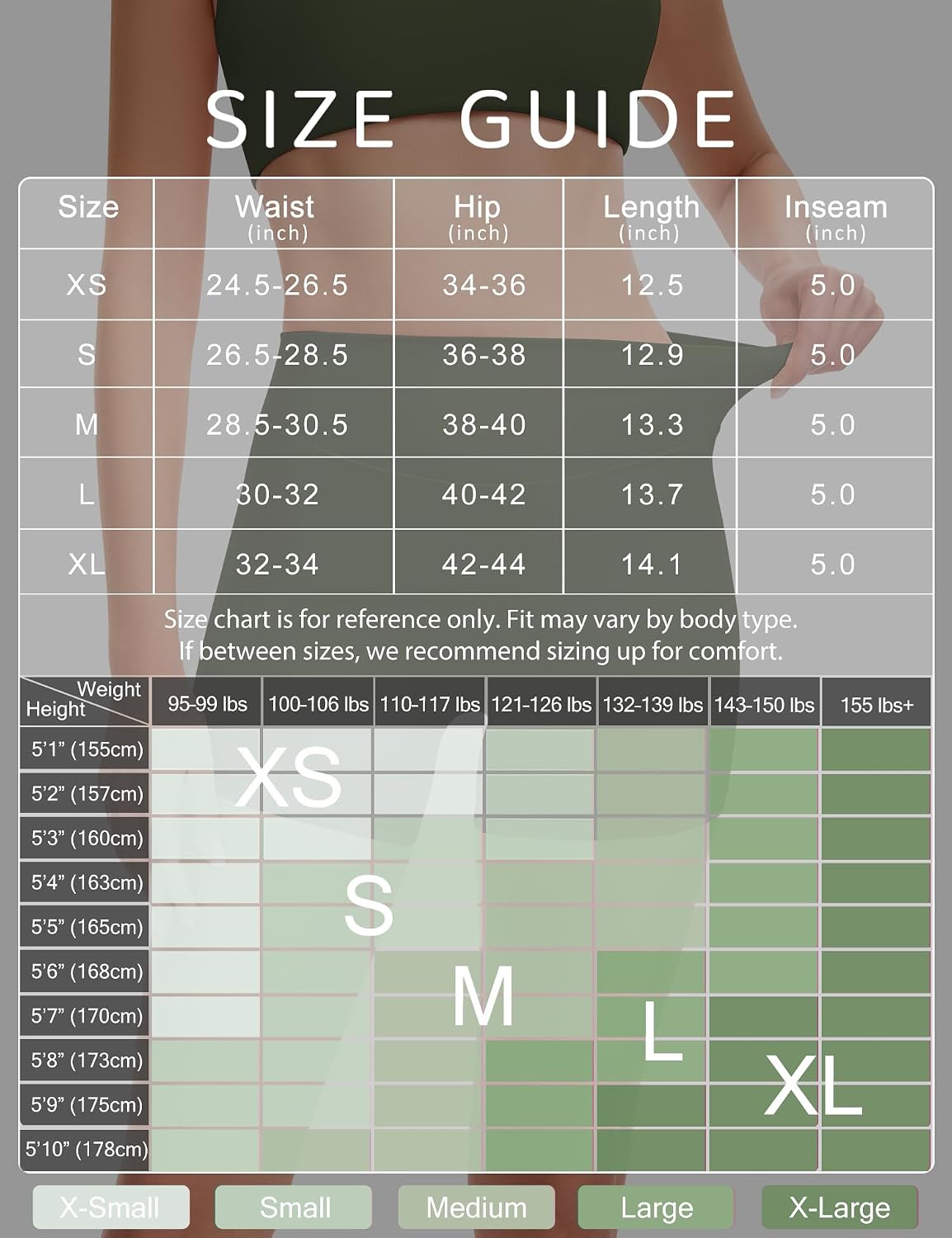Ieumaz Women's Biker Shorts 5" No Front Seam Mid Waist Buttery Soft Tummy Control Yoga Gym Workout Shorts