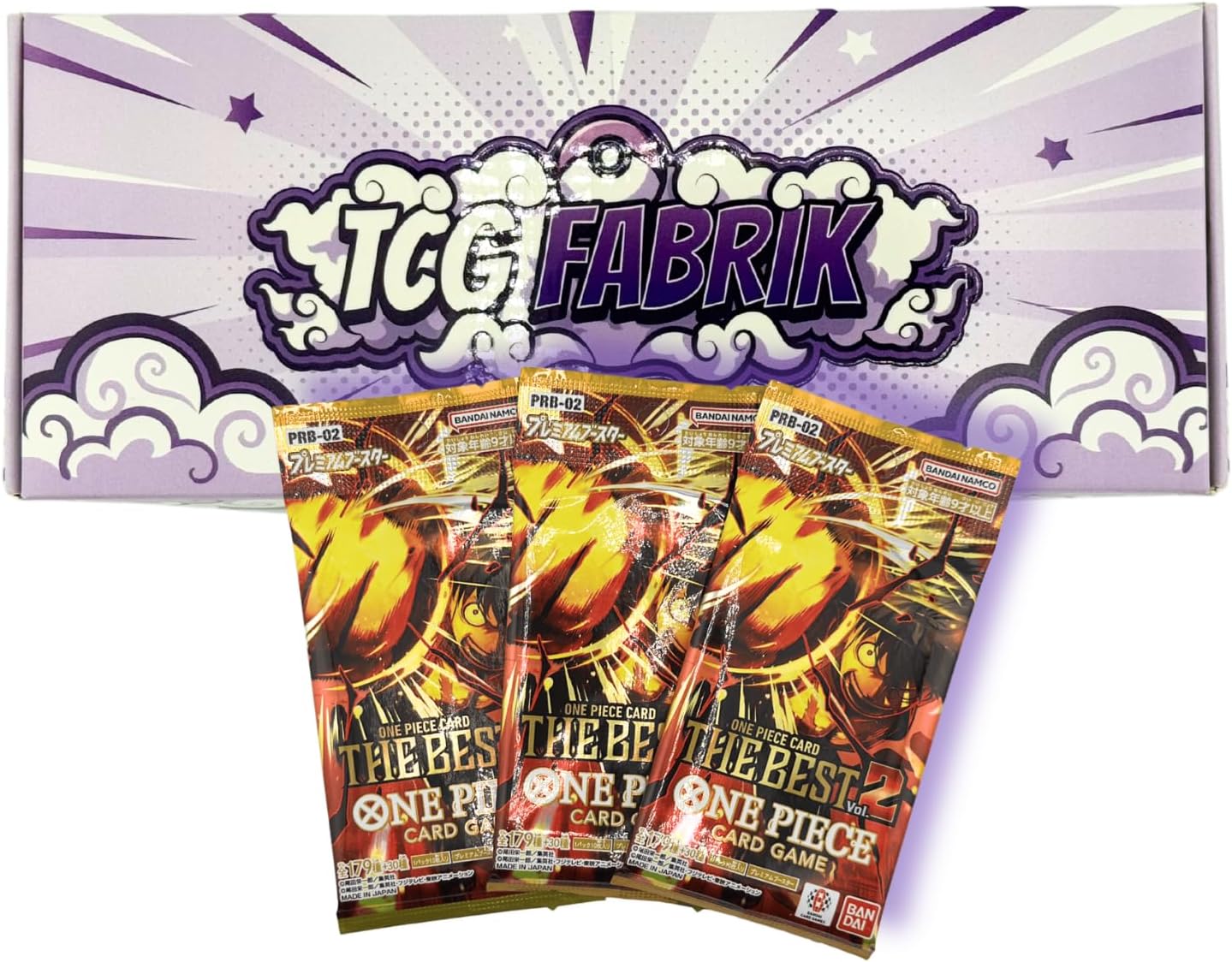 One Piece Cards Booster Packs | Japanese Original Sealed Booster Packs | Handmade Don! Card | Mystery Figure |One Piece TCG | (PRB02 The Best Vol.2 Premium Japanese (3 Packs /30 Cards in Total))