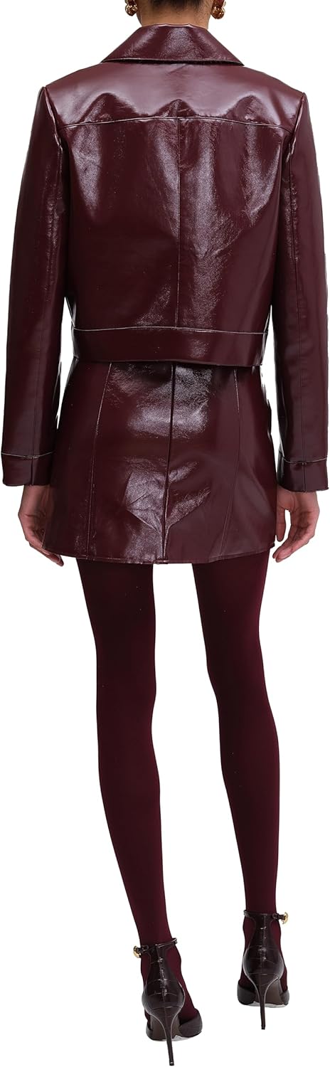 Ronny Kobo womens Linde Faux Leather Jacket - Image 2