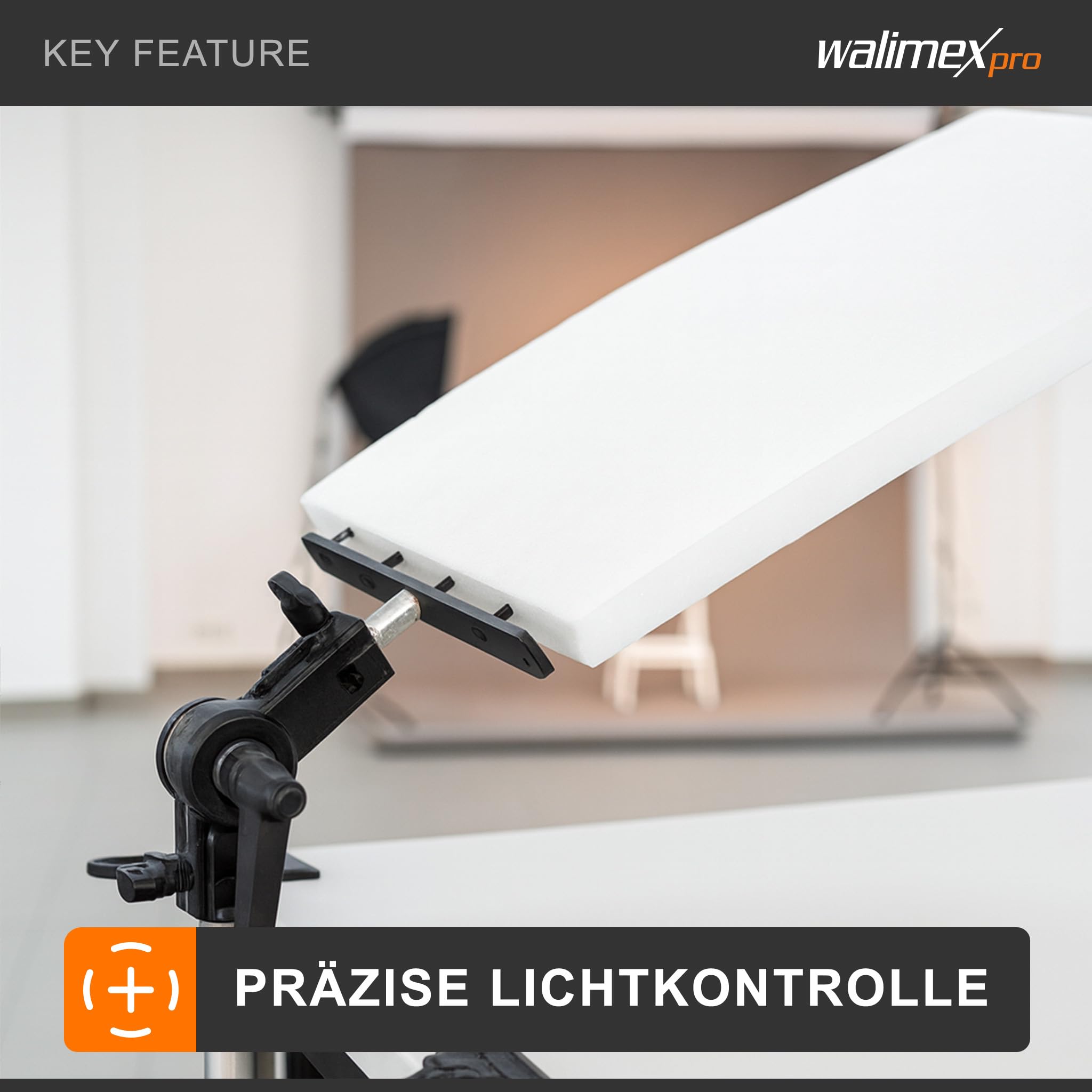 Walimex Forcella in polistirolo con supporto per piastre di polistirolo (5/8 pollici spigot intercambiabile con filettatura da 1/4" e 3/8 pollice)
