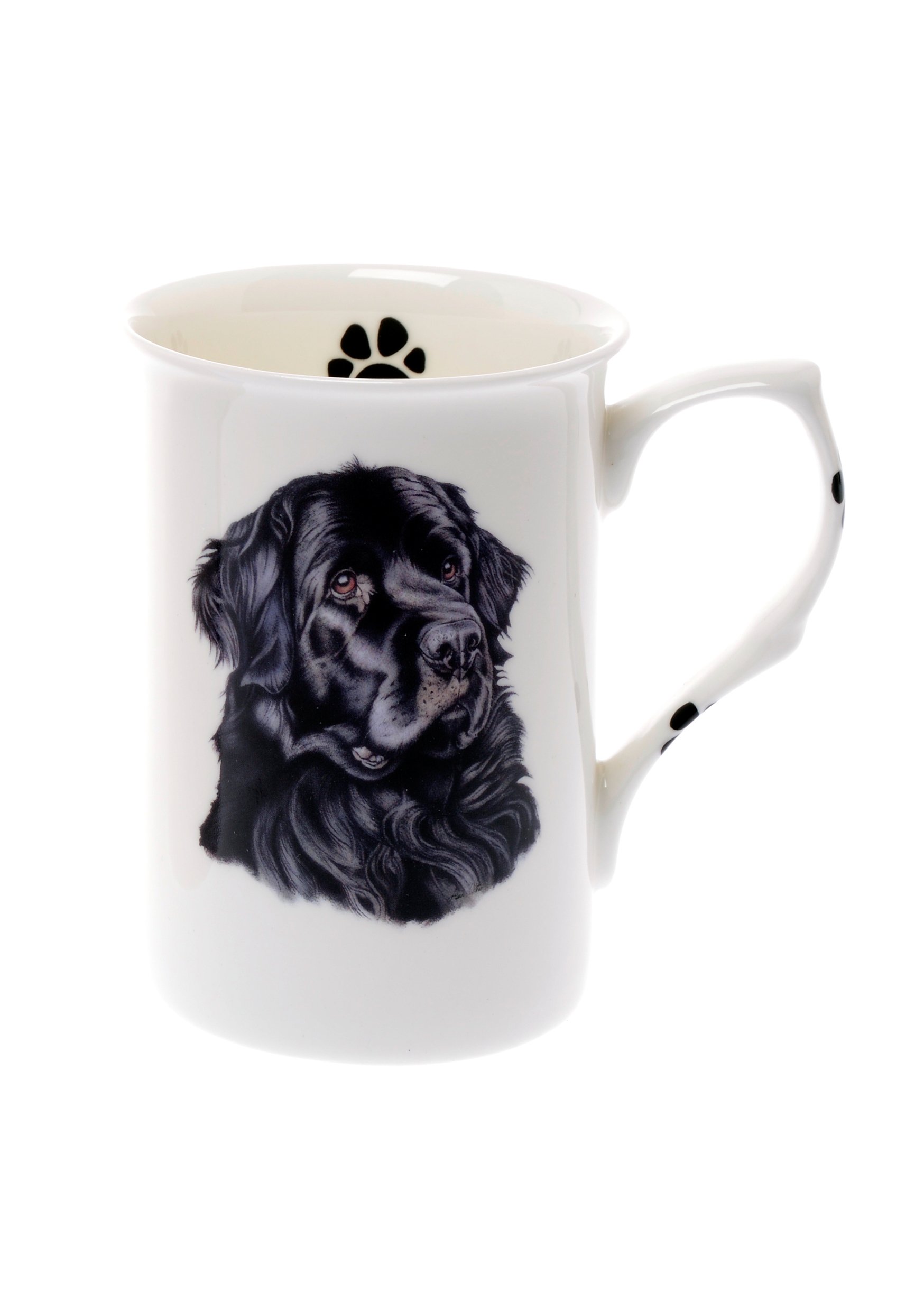 (BB40) SINGLE BONE CHINA BEAKER/ MUG/CUP Newfoundland dog KIRSTY JAYNE CHINA