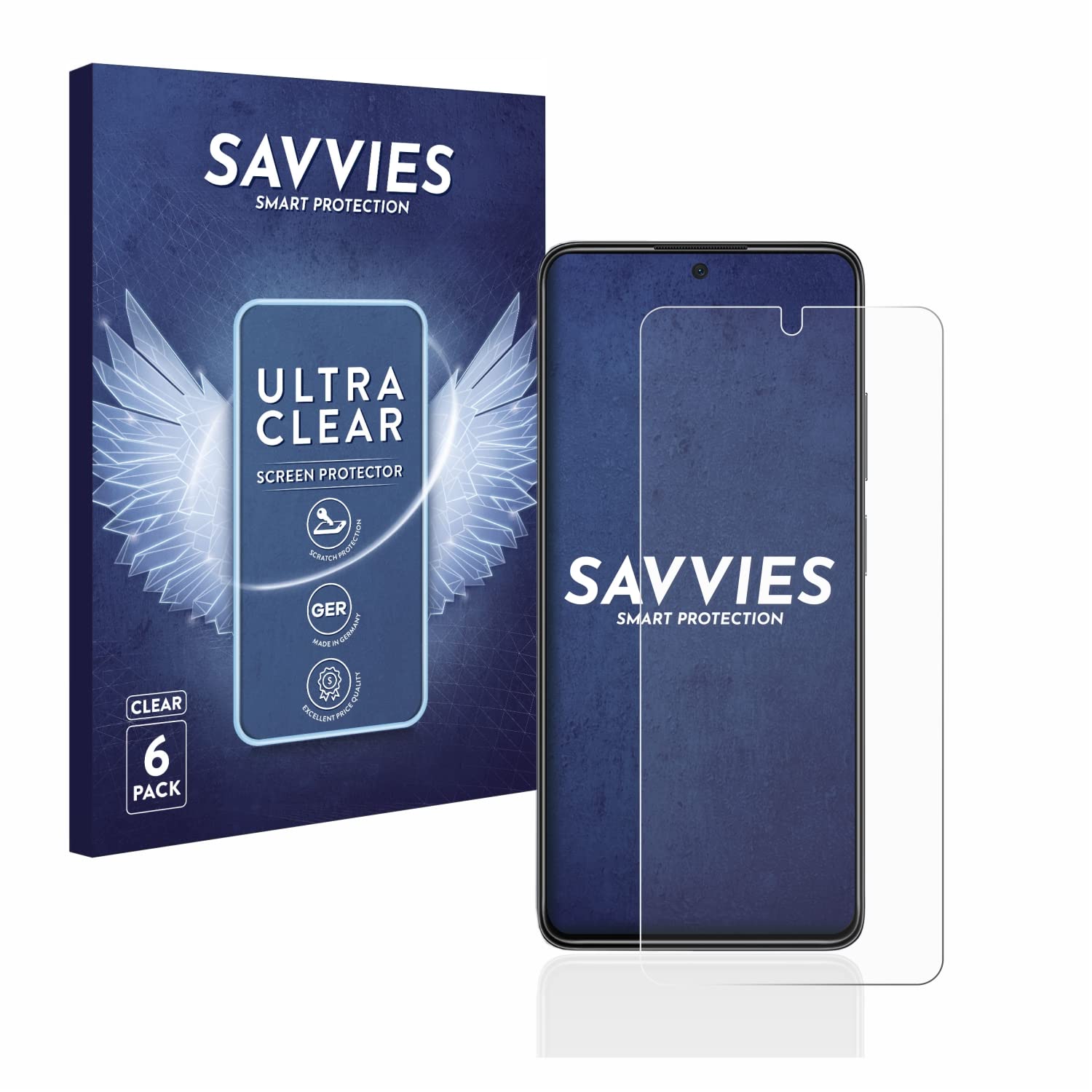 Savvies 6 Pellicole Protettive Trasparenti Per Xiaomi Poco X4 Pro 5G - Antigraffio - 5