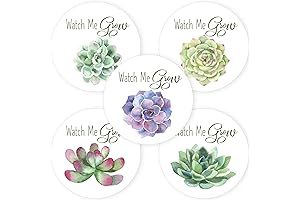Premium Succulent Favor Labels: Adore Your Next Plant-Themed Party Favors
