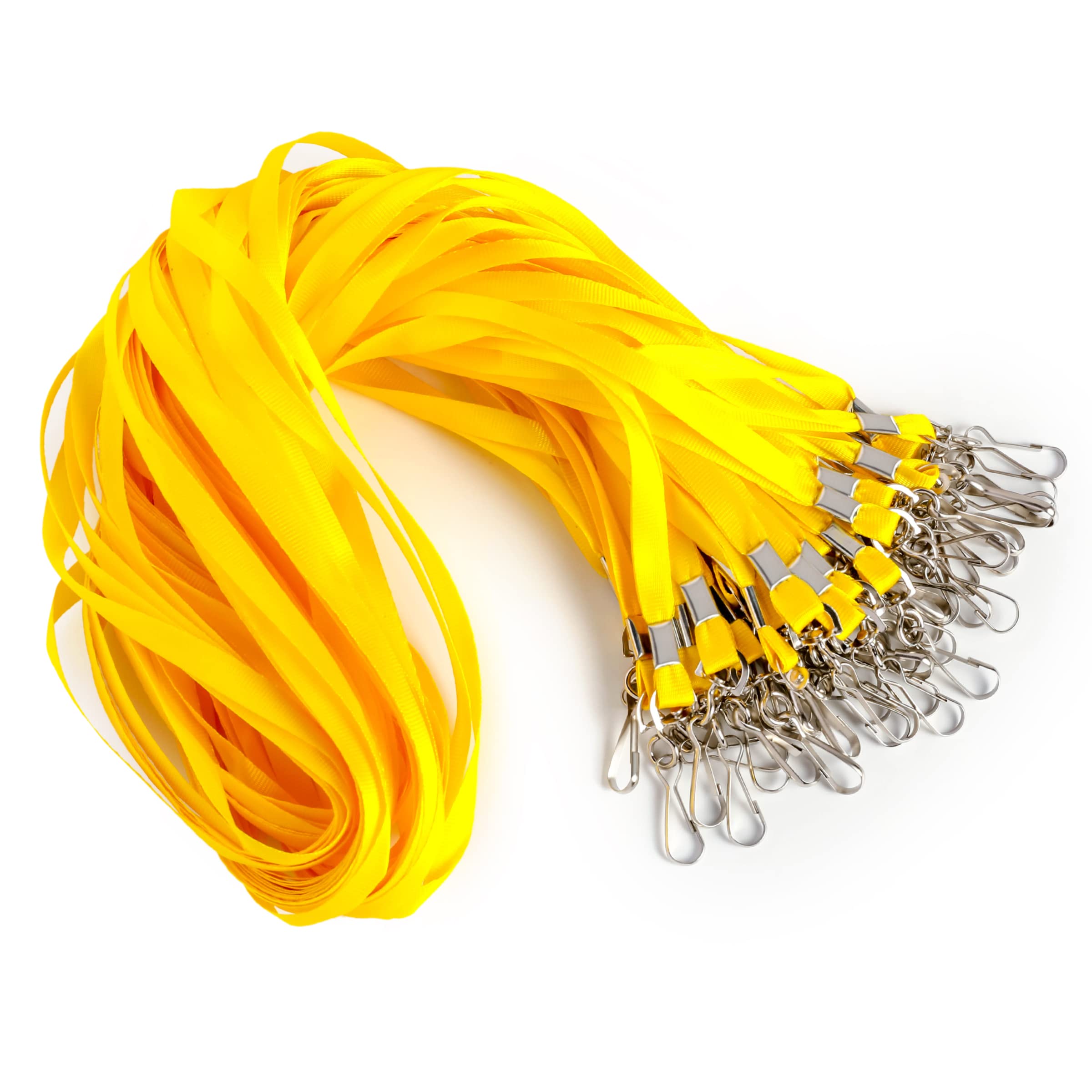 LOCONHA 50 Pack Lanyards for Id Badges Lanyards Safety Badge Lanyard 36" with Swivel Hook