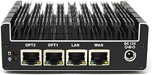 Protectli Vault FW4B - 4 Port, Firewall Micro Appliance/Mini PC - Intel Quad Core, AES-NI, 4GB RAM, 32GB mSATA SSD