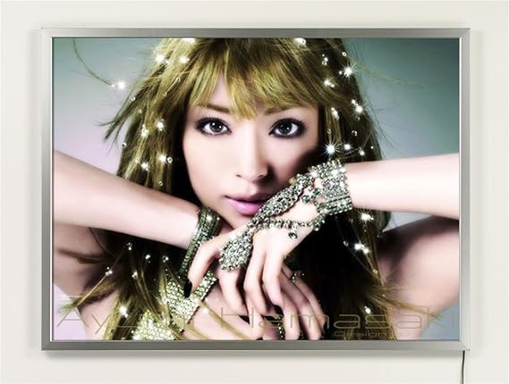 Displays2go 22 x 28 LED Illuminated Poster Frame for Wall Mount Use