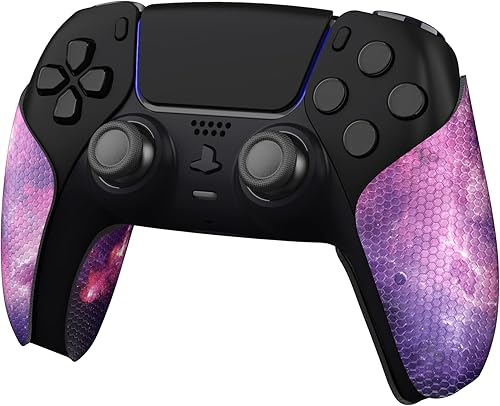Miniatura 4 de eXtremeRate PlayVital - Agarre antideslizante para controlador PS5, almohadillas de goma suave con textura profesional para controlador ps5 - Nebula