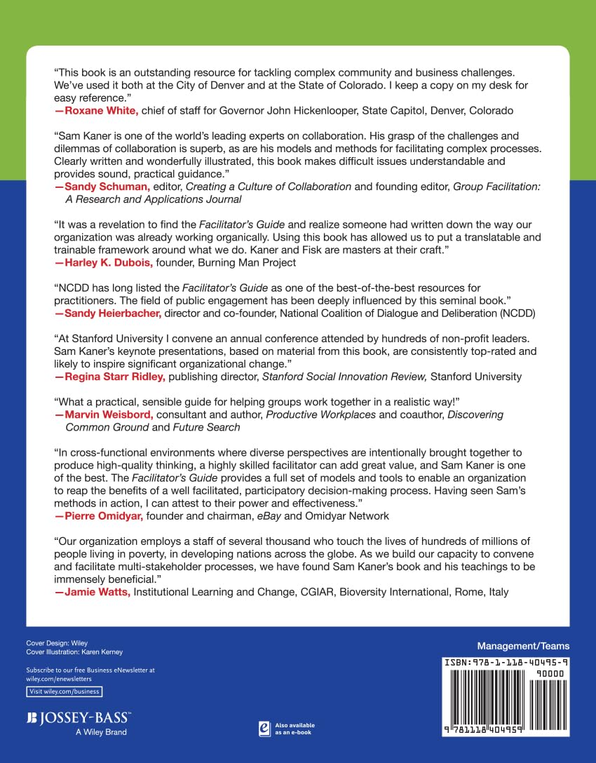 Facilitator's Guide to Participatory Decision-Making (Jossey-Bass Business & Management)