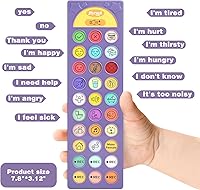 Vista 5 de AAC Device for Autism, Joyreal Non Verbal Communication Tools for Speech Therapy & Stroke Rehab. Autism Talking Aids with 6 Programmable Buttons &