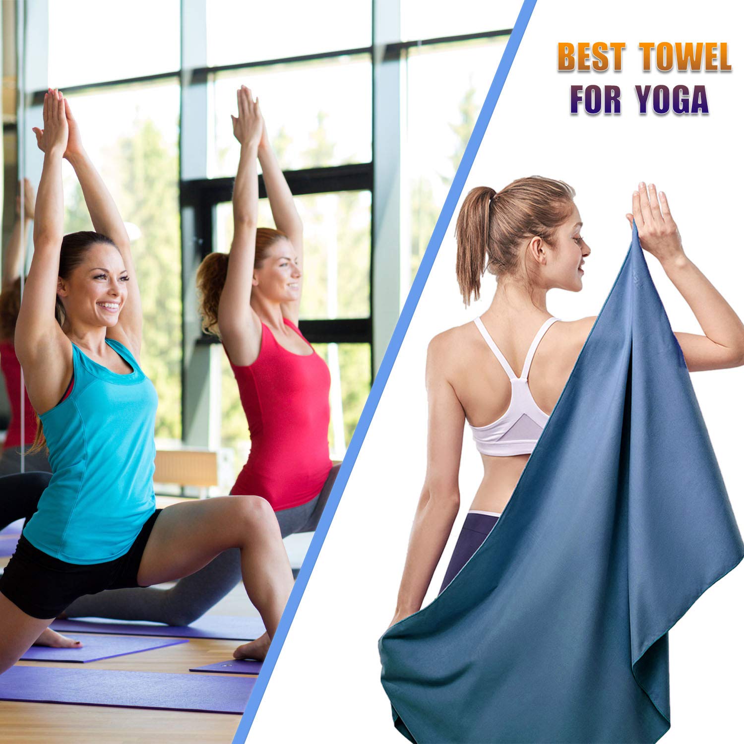 Serviette Microfibre Invool - Absorbante Et Sèche Rapide - Sport, Voyage, Plage - 3 Tailles