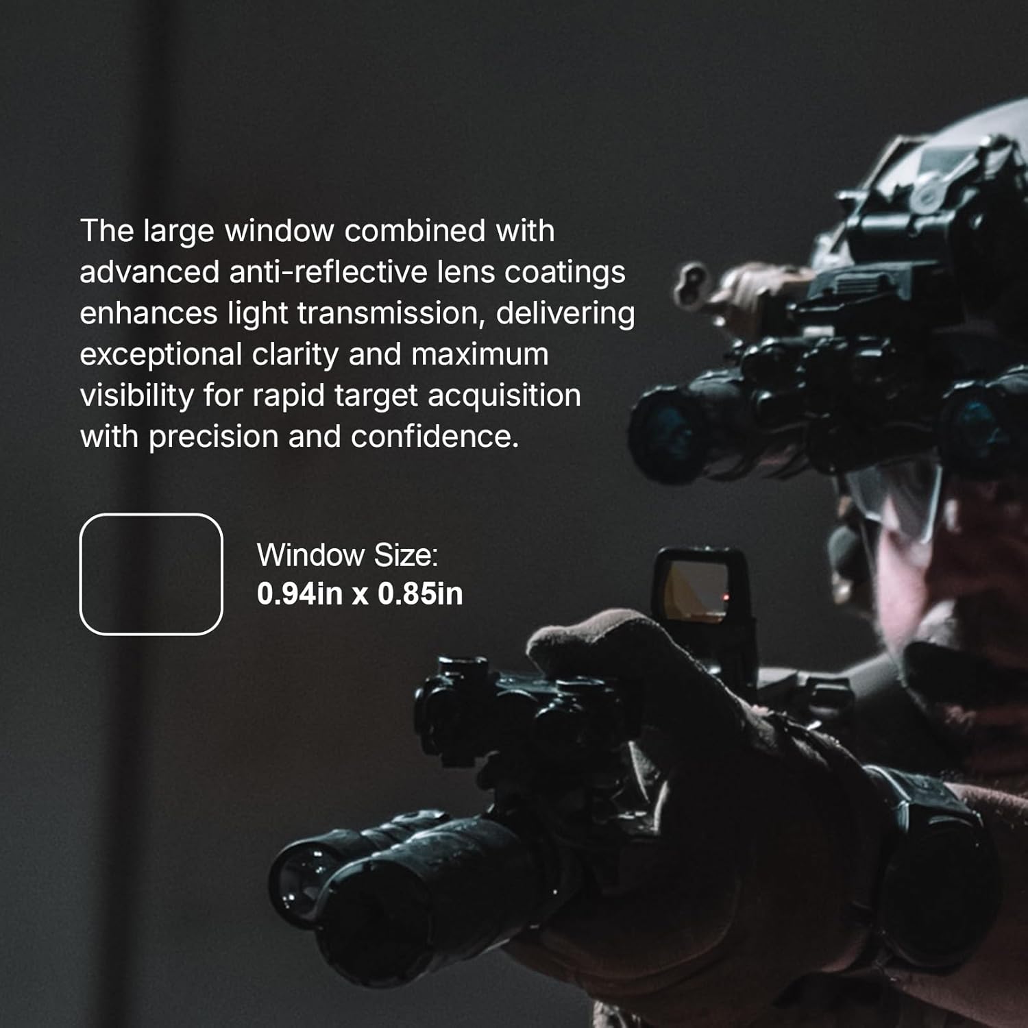 OSIGHT X Multi-Reticle 3 MOA Dot & 32 MOA Circle Open Reflex Sight with Charging Cover, Durable Tactical Parallax-Free Sights for Full-Sized Setups - Red/Green Dot Options