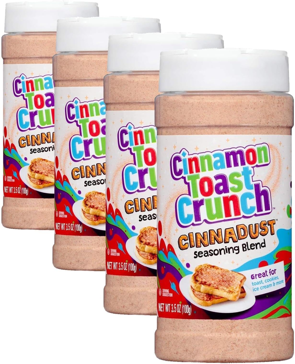 Cinnadust Seasoning, 3.5 Ounce (Pack of 4)