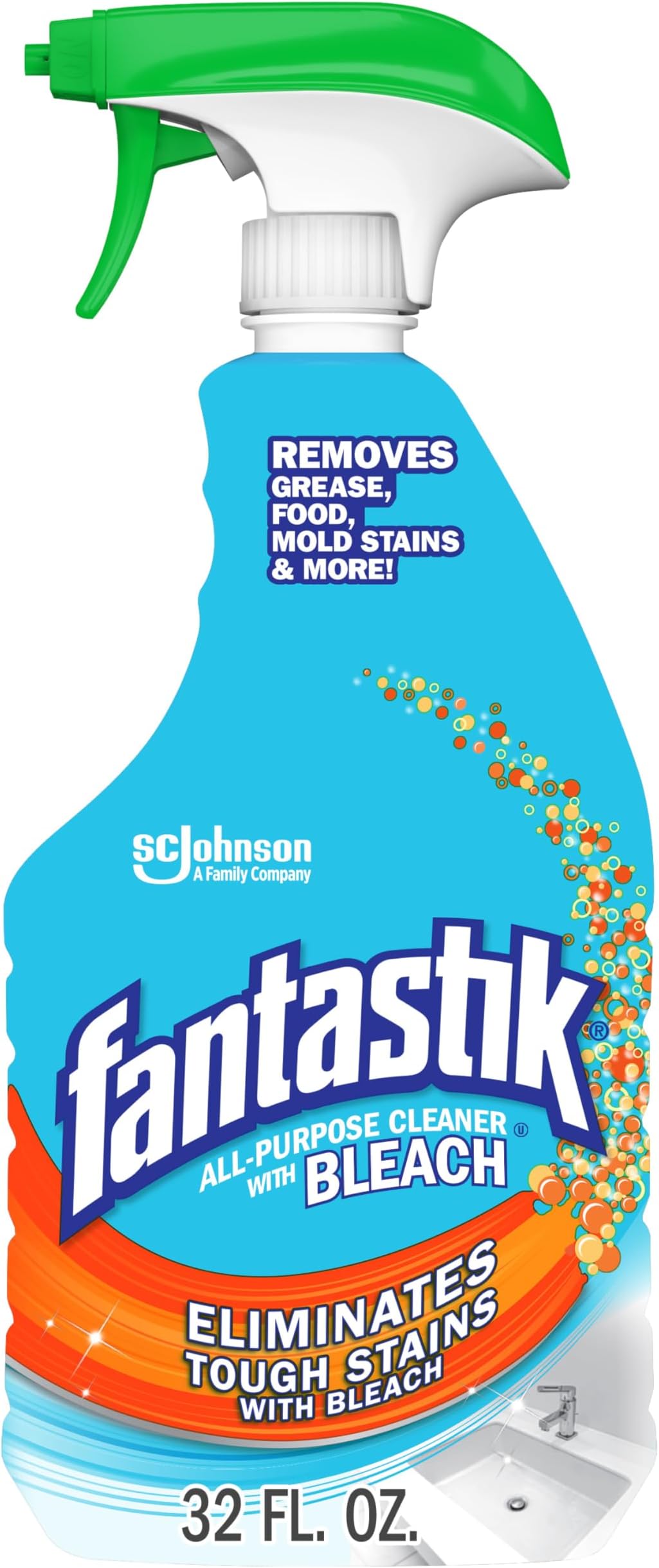 Scrubbing Bubbles Bleach 32 fl oz and Fantastik All-Purpose Cleaner