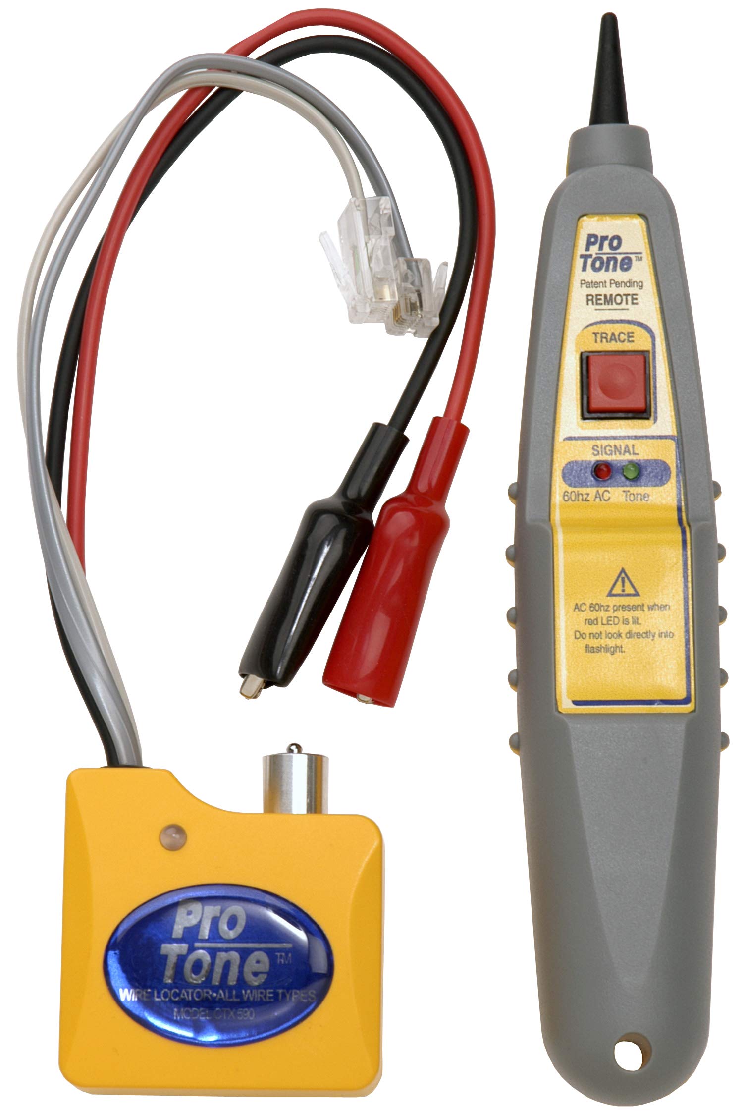 Triplett CTX590 ProTone Tone and Probe Wire Tracing Kit with Adjustable Sensitivity for Electrical Wire, LAN Cable, Telephone